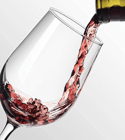 Elegant and Stylish Vintage Design Red Wine Glass | Long Champagne Wine Glass with Elegant Flutes Stem (310 ml, 2) - Image 2